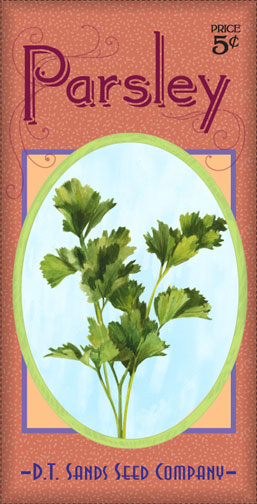parsley seed packet