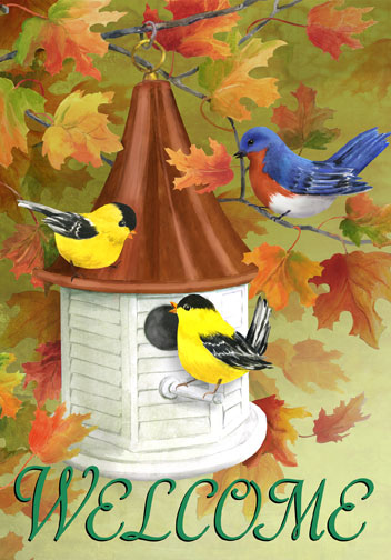 Fall Birdhouse