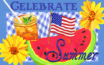 celebrate summer mat
