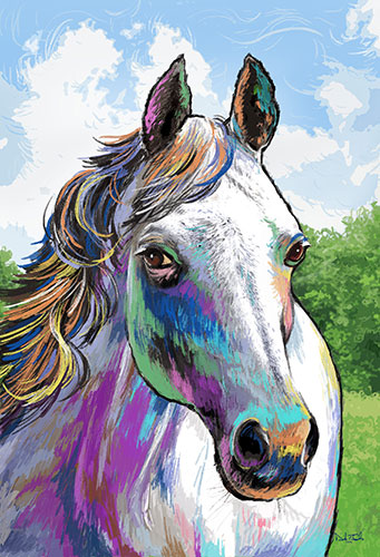 colorful horse